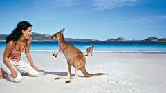 Strandfreude in Australien