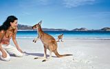 Strandfreude in Australien