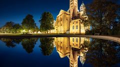 Speyer mit Dom am Abend