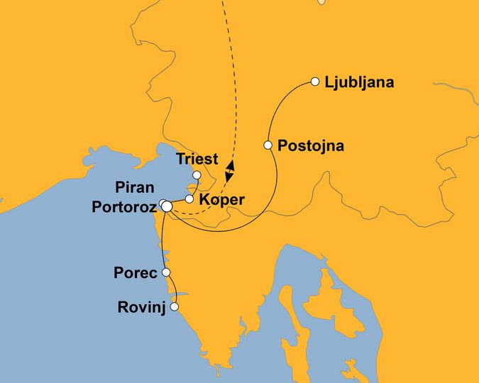 Ihre Reiseroute