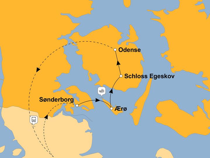 Ihre Reiseroute
