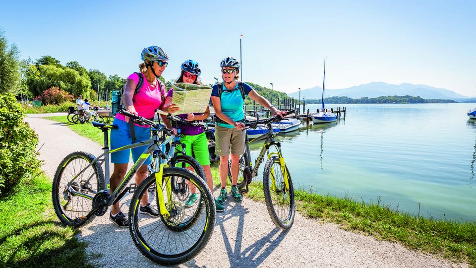 Biker am Chiemsee