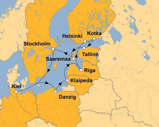 Ihre Reiseroute