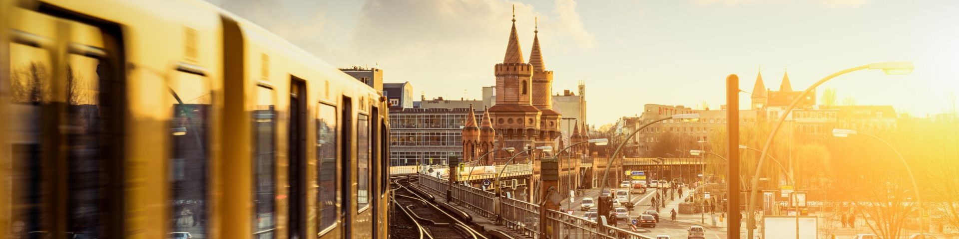 Goldene Stunde in Berlin bei einer Kurzreise mit sz-Reisen