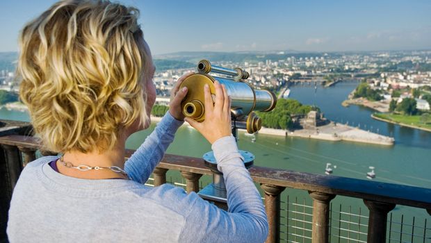 Koblenz, Blick aufs Deutsche Eck