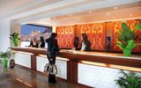 luxuriöse Lobby im Hotel Sea Palace auf Sizilien in Italien
