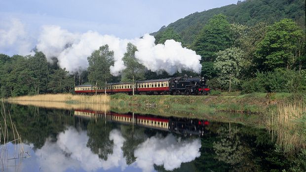 Nostalgischer Zug im Lake District