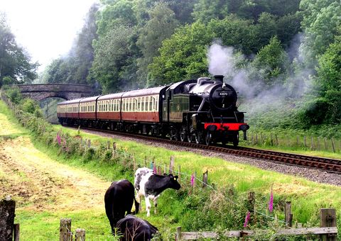 nostalgischer Zug im Lake District