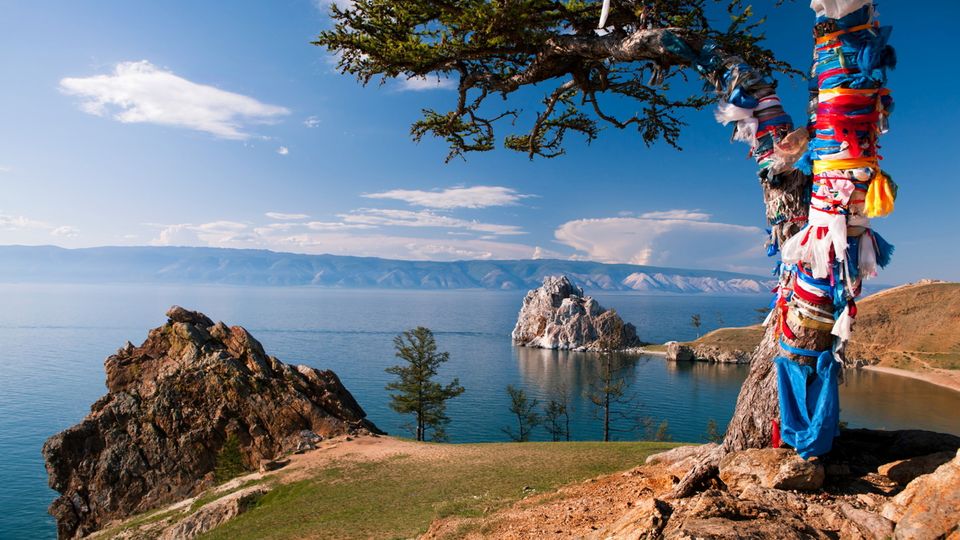 Blick auf den Baikal