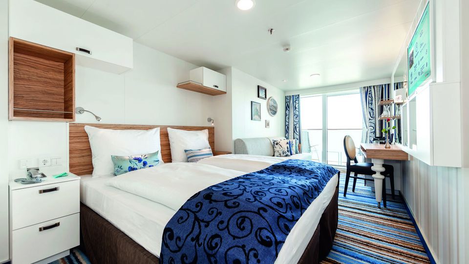 Balkonkabinenbeispiel ©TUI Cruises GmbH Hamburg Balkonkabinenbeispiel