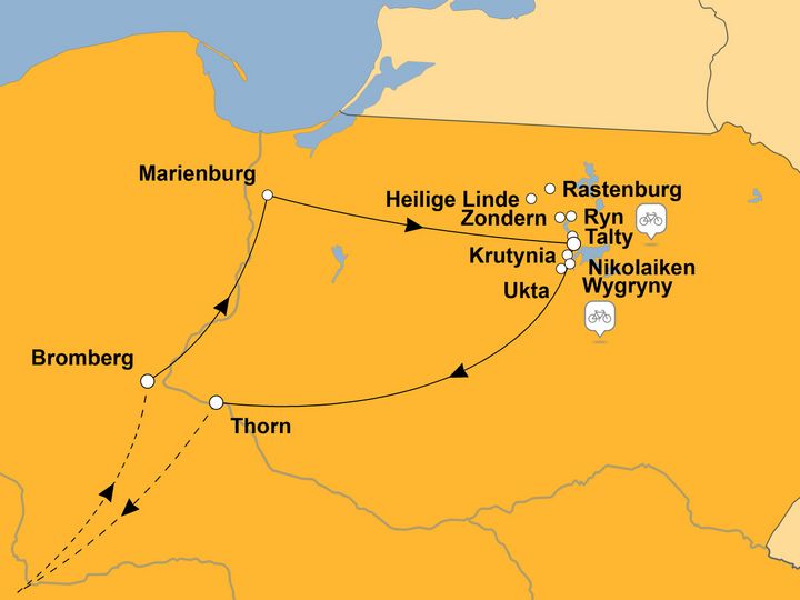 Ihre Reiseroute