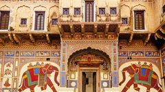 Traditionelles Haus in Rajasthan
