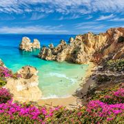 Berühmter Strand Camilo an der Algarve
