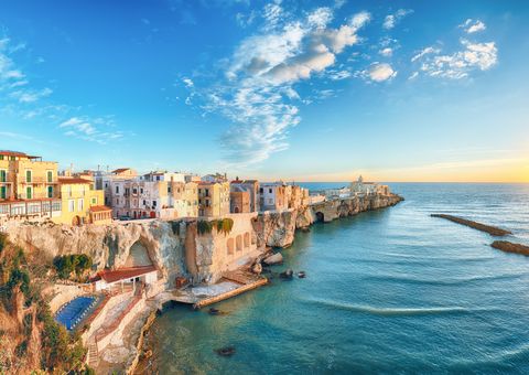 Blick auf Vieste, Gargano