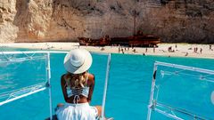 Frau auf Zakynthos