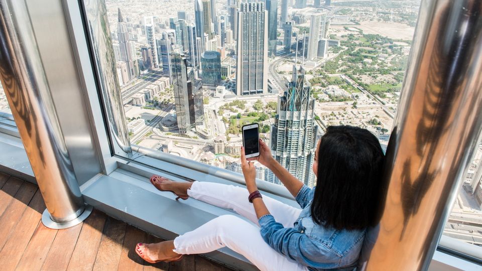 Burj Khalifa Fensterblick