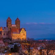 Quedlinburger Schloss im Winter