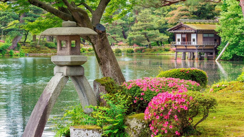 Kanazawa Steinlaterne