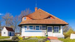 Das Asta Nielsen Haus Karusel in Vitte auf der Insel Hiddensee