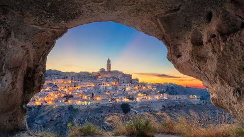 Matera, Blick auf die Altstadt