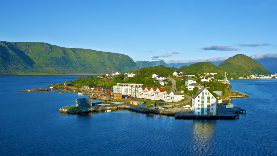Blick auf Aalesund 