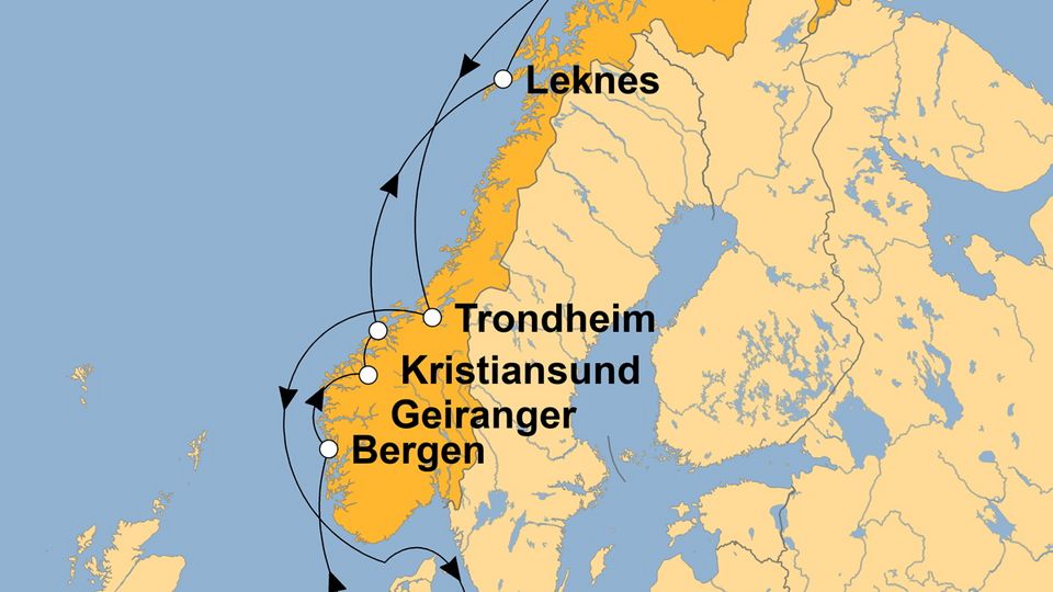 Ihre Reiseroute