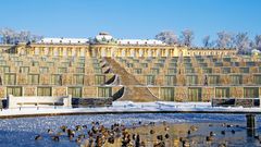 Potsdam, Schloss Sanssouci im Winter