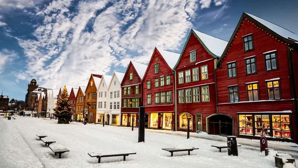 Bergen zur Weihnachtszeit