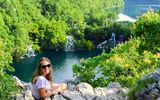 Wanderpause im Plitvicer Nationalpark