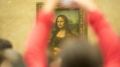 Mona Lisa im Louvre in Paris