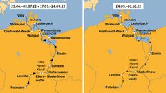 Ihre Reiseroute