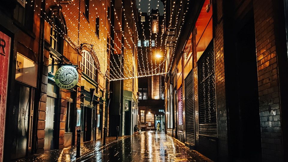 Gasse in Glasgow