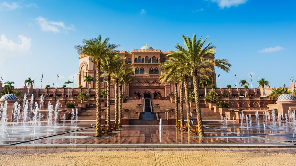 Emirates Palace in Abu Dhabi