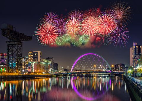 Glasgow Feuerwerk