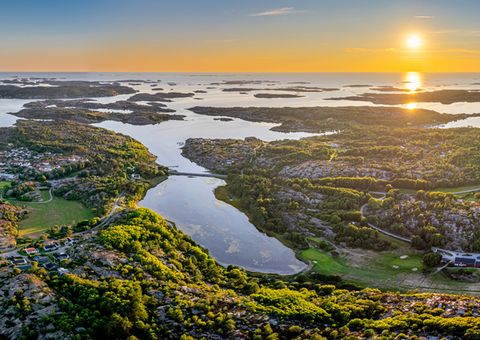 Golfplatz Fjällbacka an der schwedischen Westküste
