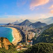 Copacabana Beach und Ipanema beach in Rio de Janeiro