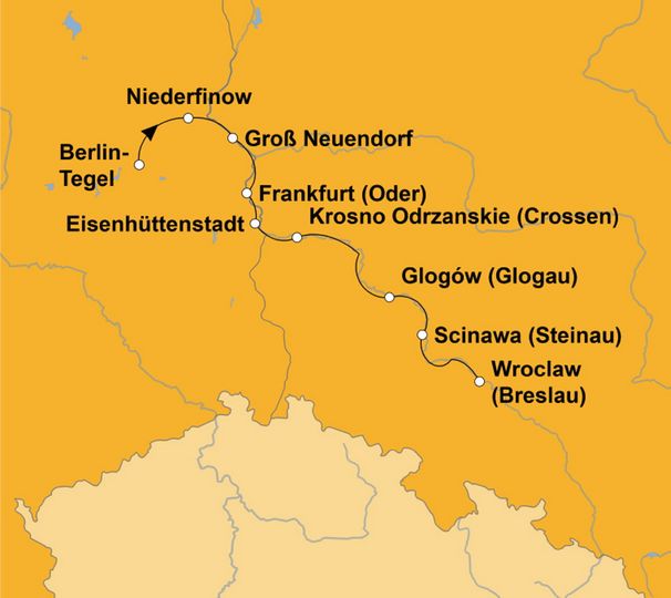 Ihre Reiseroute