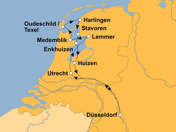 Ihre Reiseroute