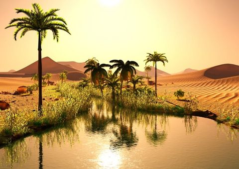 Landschaft am Nil
