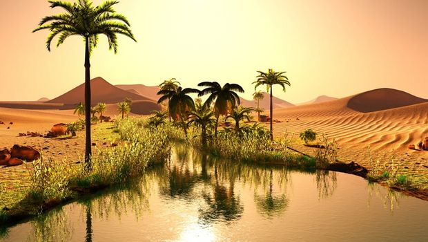 Landschaft am Nil