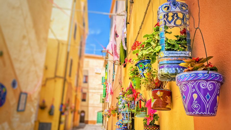 Street Art in Alghero, Sardinien