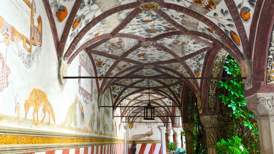 Historische Deckenmalerei in der Churburg, Schluderns
