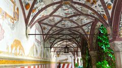 Historische Deckenmalerei in der Churburg, Schluderns