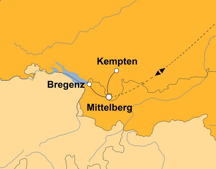 Ihre Reiseroute