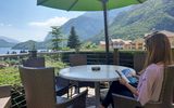 Blick von der Terrasse, Alexander Hotel Alpine Wellness Dolomites