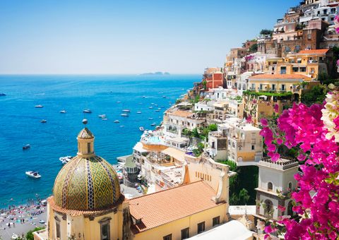 Blick auf Positano