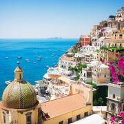 Blick auf Positano