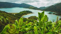 Blick auf Lagoa do Fogo