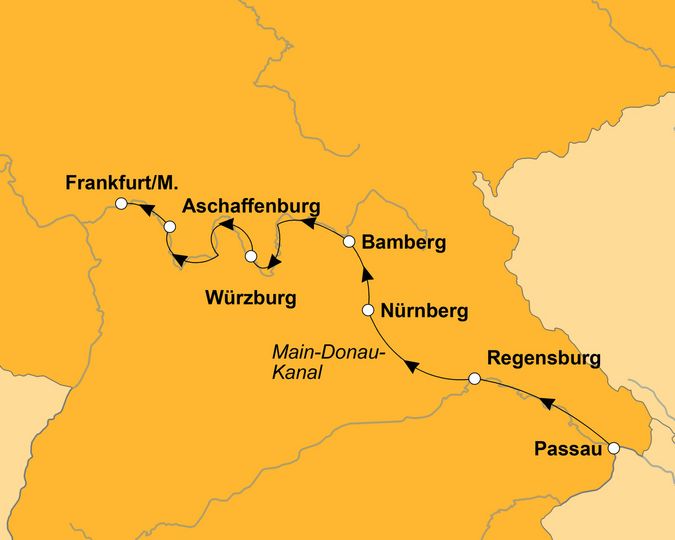 Ihre Reiseroute
