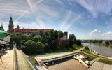 Blick von der Dachterrasse im Hotel Pod Wawelem